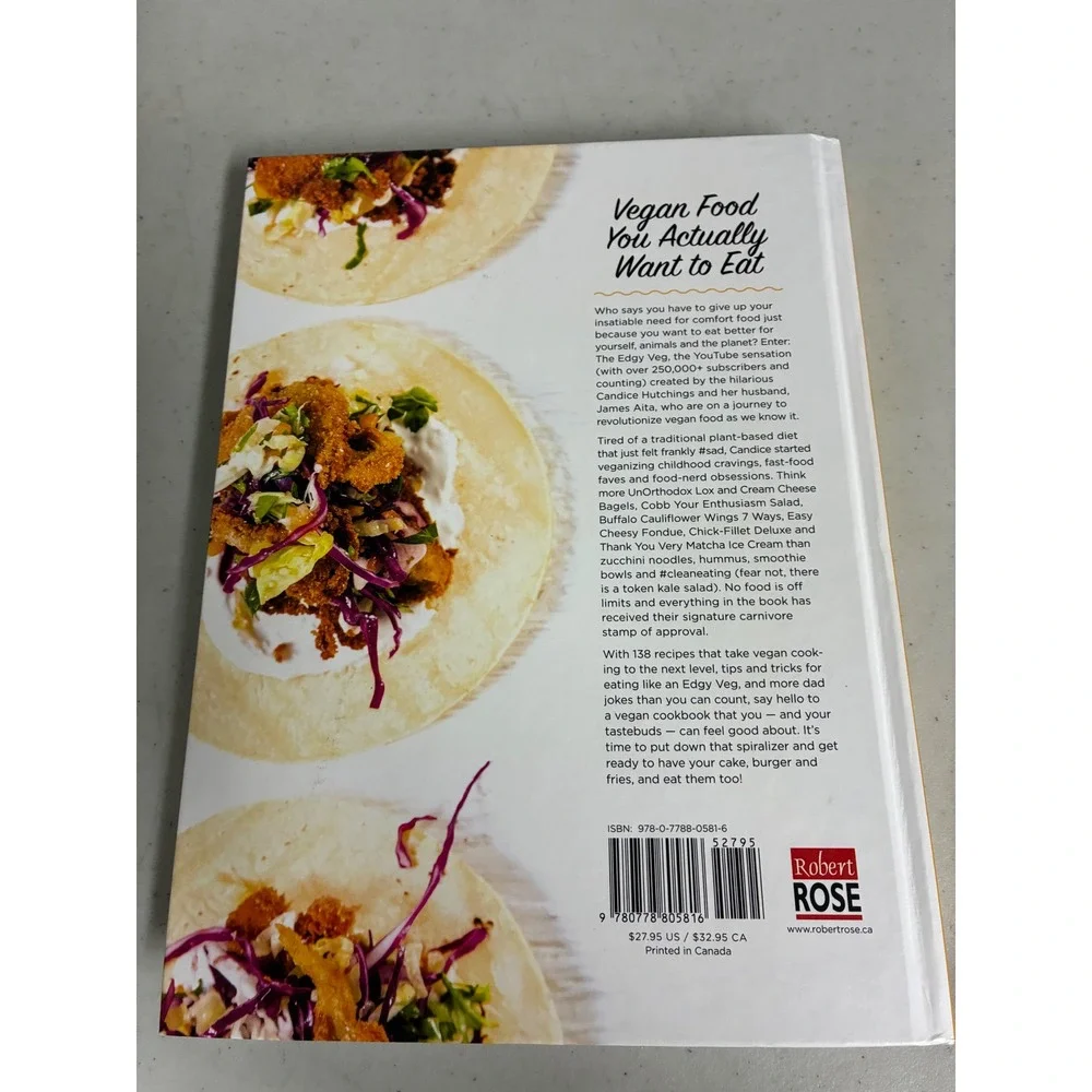 The Edgy Veg 138‎ Carnivore-Approved Vegan Recipes Candice Hutchings Hardcover